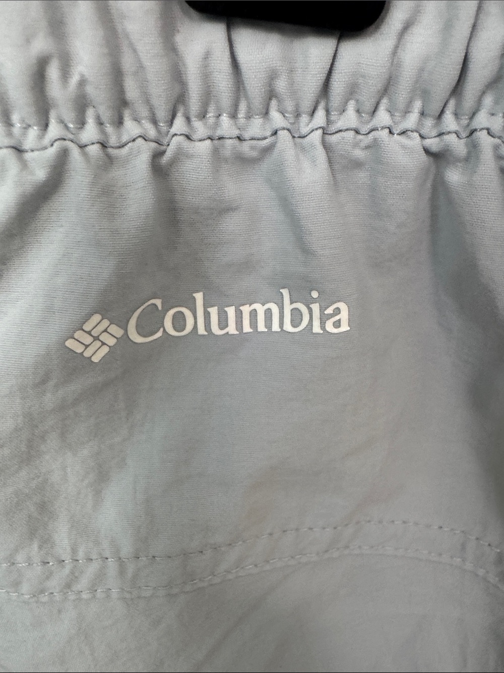 Columbia Pale Blue Shorts  with White Logo